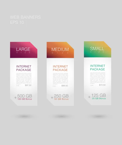 Multicolored plastic stickers with numbers and signs. Stock Vector