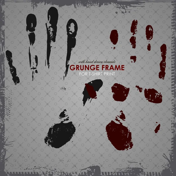 ชุดขององค์ประกอบการออกแบบ grunge ต่างๆ — ภาพเวกเตอร์สต็อก