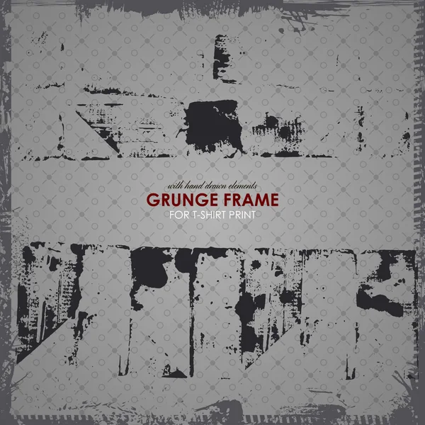 Conjunto de varios elementos de diseño grunge — Vector de stock