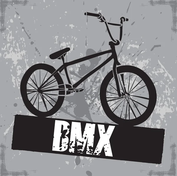 BMX Sport печать для футболки — стоковый вектор