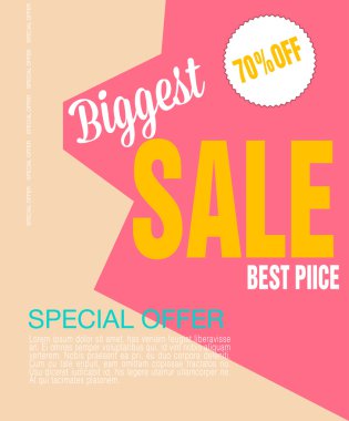 Satılık retro poster 