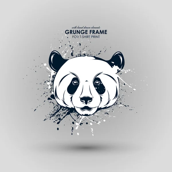Abstrait logo panda — Image vectorielle