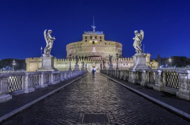 Castel sant'angelo gece