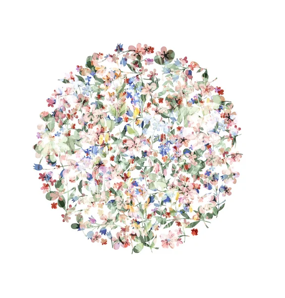 çiçek kompozisyon, sulu boya, resim çizme