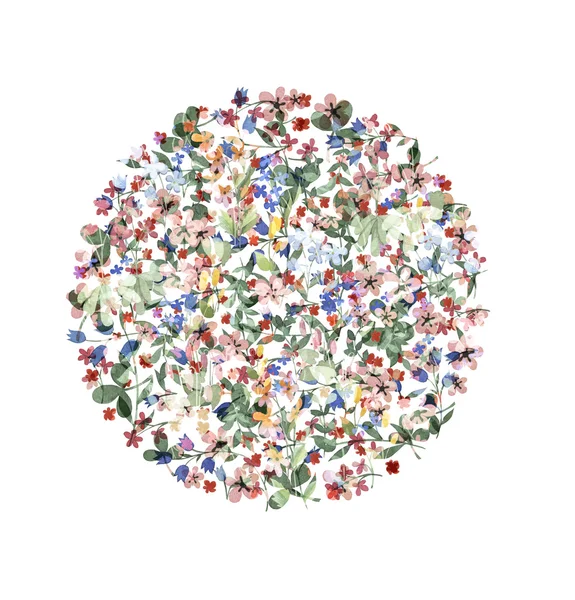 çiçek kompozisyon, sulu boya, resim çizme