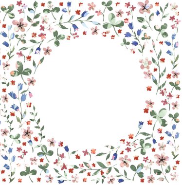 Çiçek düzenleme, suluboya, arka plan