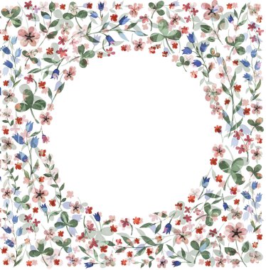 Çiçek düzenleme, suluboya, arka plan