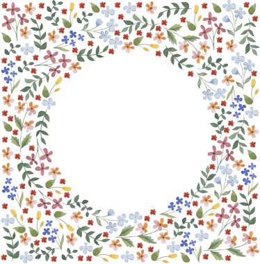 Çiçek düzenleme, suluboya, arka plan