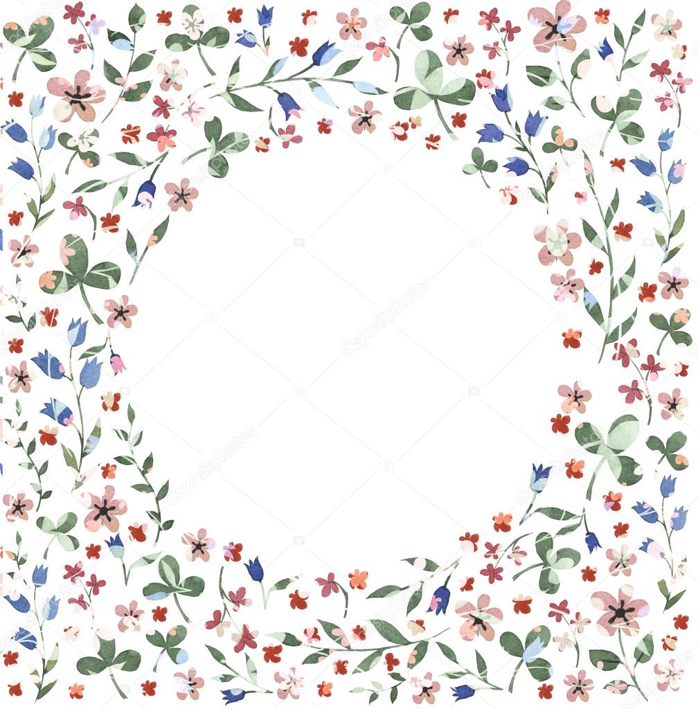 floral arrangement, watercolor, background