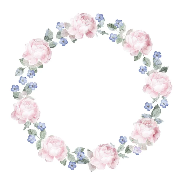 Blomsterarrangemang, akvarell, design — Stockfoto
