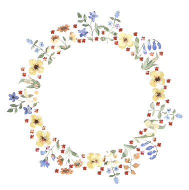 Çiçek düzenleme, suluboya, illüstrasyon