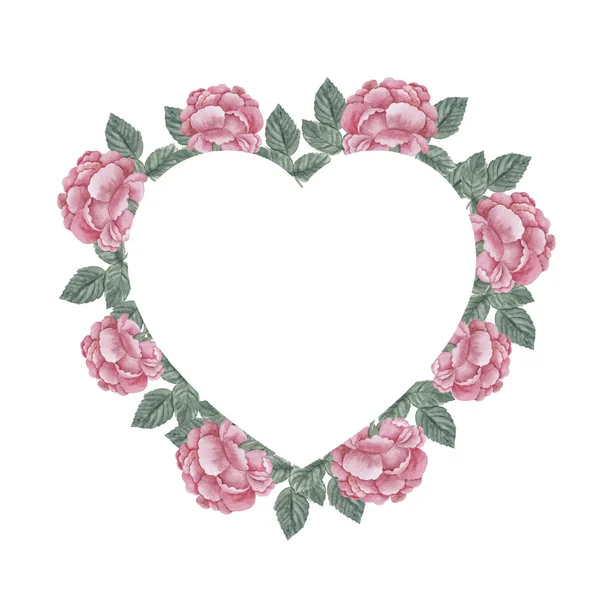 Floral arrangement, watercolor, design — Stock Photo, Image