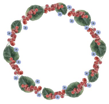 çilek, suluboya, illüstrasyon, kompozisyon