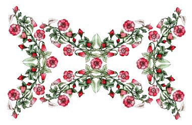 çiçekler, suluboya, kompozisyon, tasarım