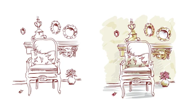 iç mekan, kroki, grafik tablet