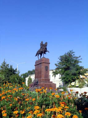  M.I. 'ın Binicilik Anıtı. Platov Novocherkassk 'ta