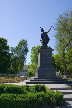 Novocherkassk 'ta Ataman Platov anıtı.