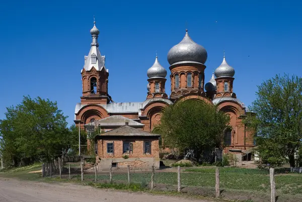 Nın Doğumu Kilisesi Nizhnekundryuchenskaya Köyünde — Stok fotoğraf