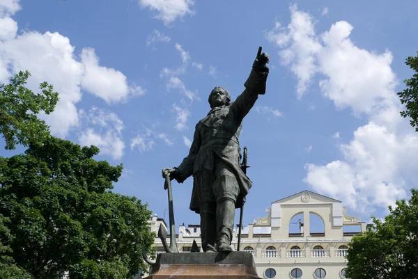 Voronezh Monumento Pedro Grande 2009 — Foto de Stock