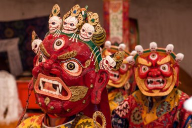 Mask Festival in Ladakh clipart