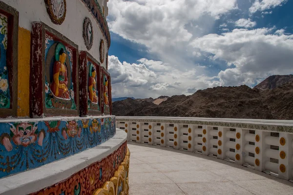 Shanti Stupa portre — Stok fotoğraf