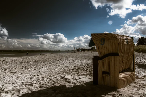 Silla de playa en Alemania — Foto de Stock