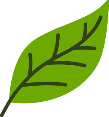 Beyaz arka planda Noel süslemesi için yeşil yaprak. Vektör illüstrasyonu