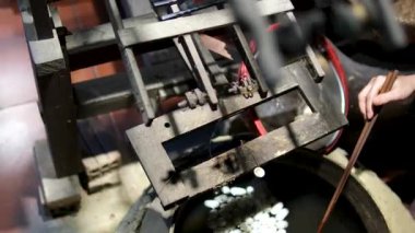 traditional silk production process carefully create silk fabric from start to finish. From spinning fine silk threads to weaving on wooden looms, this handmade craft reflects cultural heritage, skill