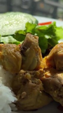 Köri sosu. Hint Tavuğu Tikka Masala Baharatlı Körili Et. Tikka Masala Vindaloo. Baharatlı Hint yemeği. Tereyağlı Basmati Rice. Kızarmış köri. Hint Mutfağı Tavuğu Taşıyıcı Sarı .