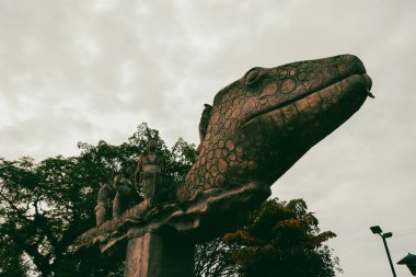 Mitu, Kolombiya. 12 Eylül 2018: Mitu 'nun taşıma, mimari ve kültür portreleri.