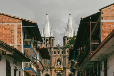Jardin, Antioquia, Kolombiya. 8 Aralık 2025: Kusursuz Gebelik Bazilikası.