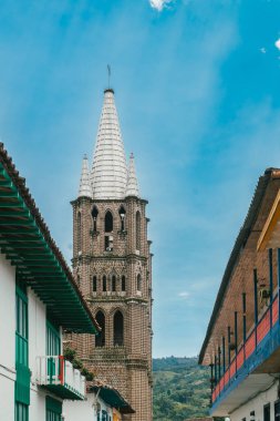 Jardin, Antioquia, Kolombiya. 8 Aralık 2025: Kusursuz Gebelik Bazilikası.