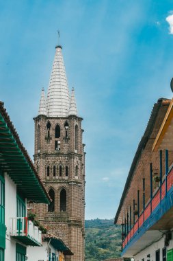 Jardin, Antioquia, Kolombiya. 8 Aralık 2025: Kusursuz Gebelik Bazilikası.