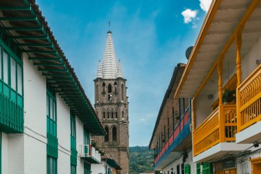 Jardin, Antioquia, Kolombiya. 8 Aralık 2025: Kusursuz Gebelik Bazilikası.