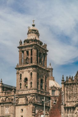 Meksika, Mexico City, DF. 14 Kasım 2025: Zocalo ve tüm mimarisi.