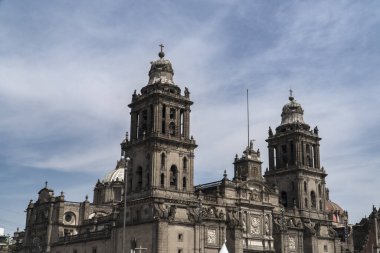 Meksika, Mexico City, DF. 14 Kasım 2025: Zocalo ve tüm mimarisi.