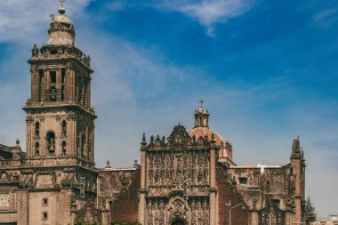 Meksika, Mexico City, DF. 14 Kasım 2025: Zocalo ve tüm mimarisi.