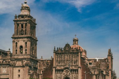 Meksika, Mexico City, DF. 14 Kasım 2025: Zocalo ve tüm mimarisi.