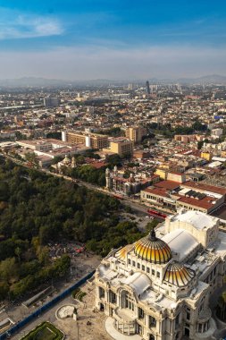 Meksika, Mexico City, DF. 14 Kasım 2025: Güzel Sanatlar ve Alameda Sarayı.