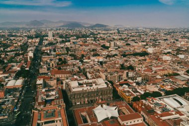 Meksika, Mexico City, DF. 14 Kasım 2025: Mexico City 'nin kentsel ve panoramik manzarası.