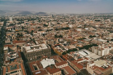 Meksika, Mexico City, DF. 14 Kasım 2025: Mexico City 'nin kentsel ve panoramik manzarası.