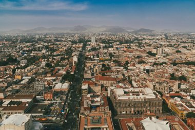 Meksika, Mexico City, DF. 14 Kasım 2025: Mexico City 'nin kentsel ve panoramik manzarası.