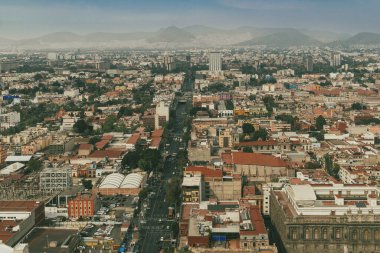 Meksika, Mexico City, DF. 14 Kasım 2025: Mexico City 'nin kentsel ve panoramik manzarası.