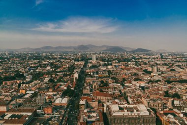 Meksika, Mexico City, DF. 14 Kasım 2025: Mexico City 'nin kentsel ve panoramik manzarası.