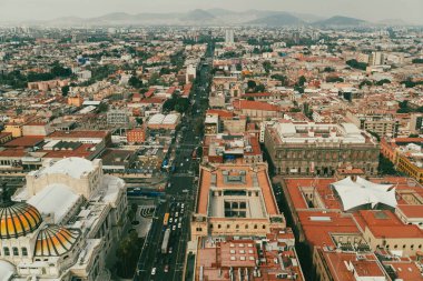 Meksika, Mexico City, DF. 14 Kasım 2025: Mexico City 'nin kentsel ve panoramik manzarası.
