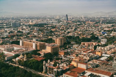 Meksika, Mexico City, DF. 14 Kasım 2025: Mexico City 'nin kentsel ve panoramik manzarası.