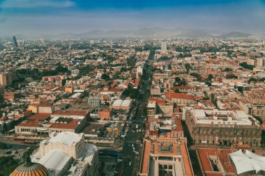 Meksika, Mexico City, DF. 14 Kasım 2025: Mexico City 'nin kentsel ve panoramik manzarası.