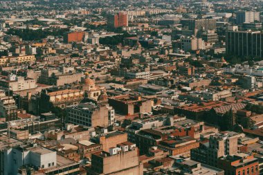 Meksika, Mexico City, DF. 14 Kasım 2025: Mexico City 'nin kentsel ve panoramik manzarası.