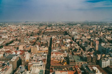 Meksika, Mexico City, DF. 14 Kasım 2025: Mexico City 'nin kentsel ve panoramik manzarası.