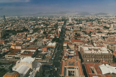 Meksika, Mexico City, DF. 14 Kasım 2025: Mexico City 'nin kentsel ve panoramik manzarası.